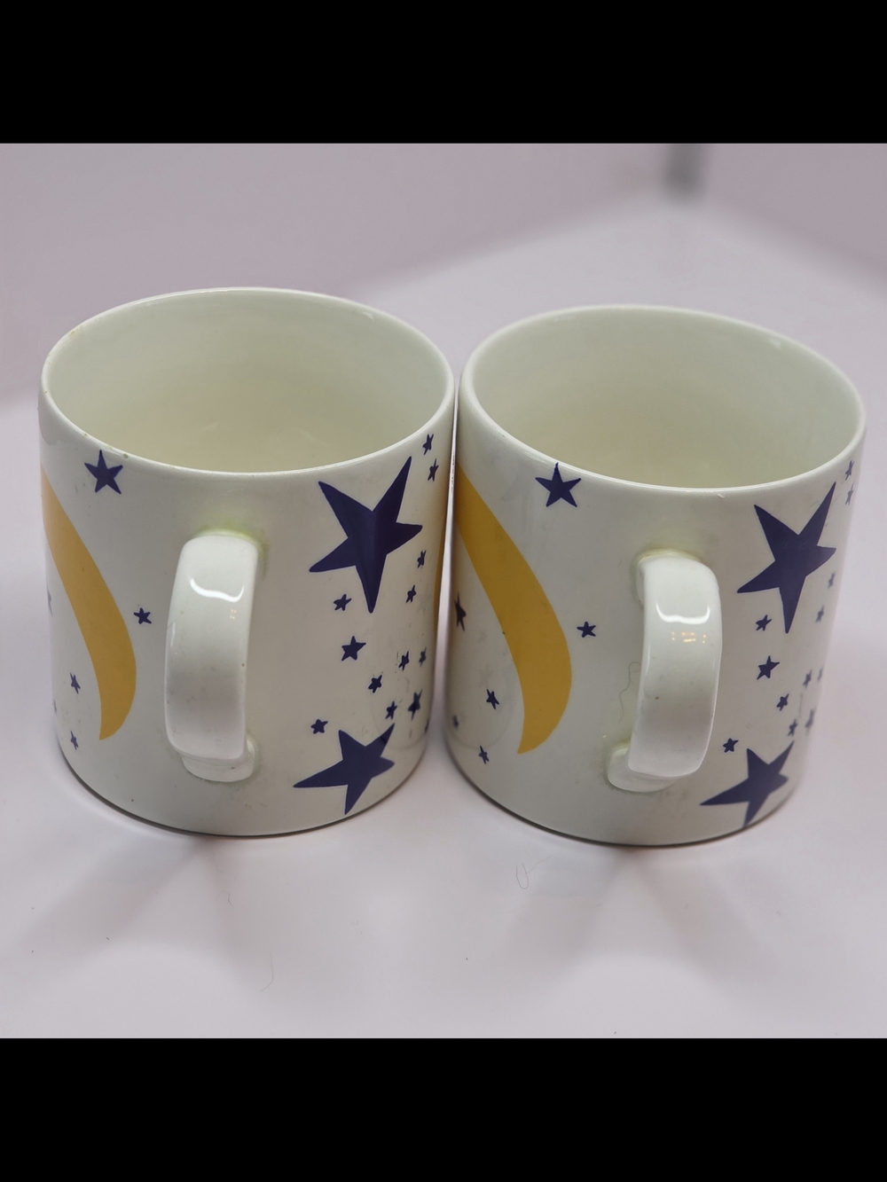 Vintage Ceramic Star & Burst Mugs- Friendly Sky England